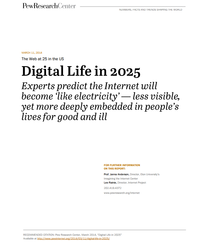 Digital Life in 2025 Inter American Dialogue